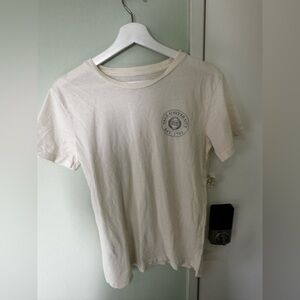 Cream Graphic T-Shirt YALE UNIVERSITY